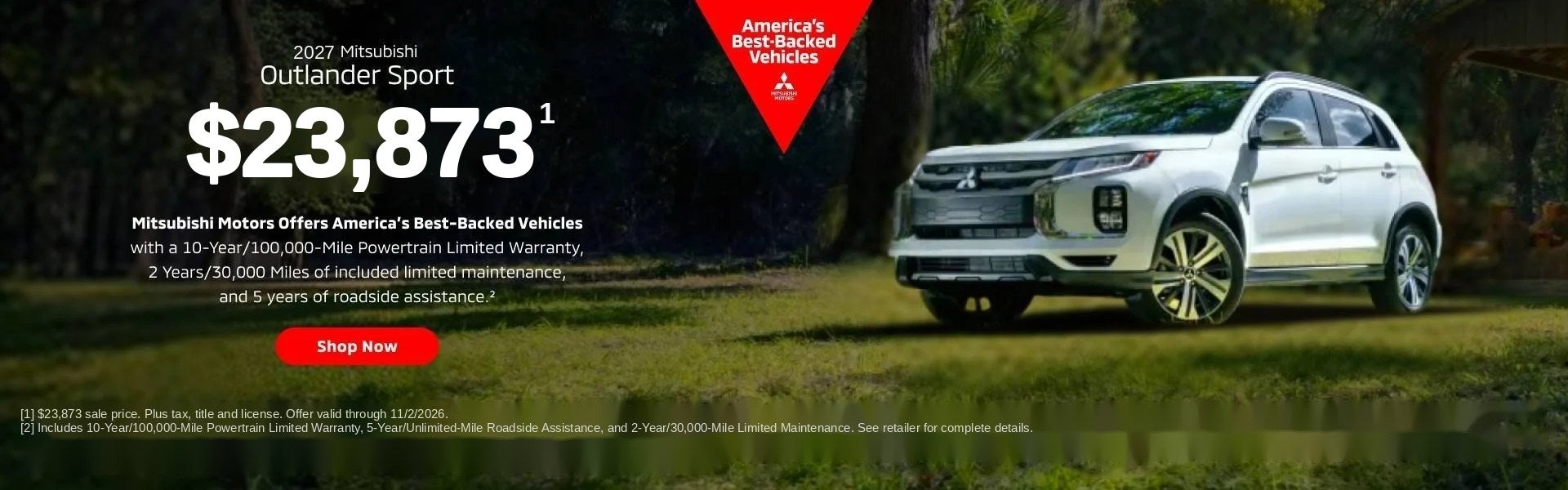2027 Mitsubishi Outlander Sport - $23,873