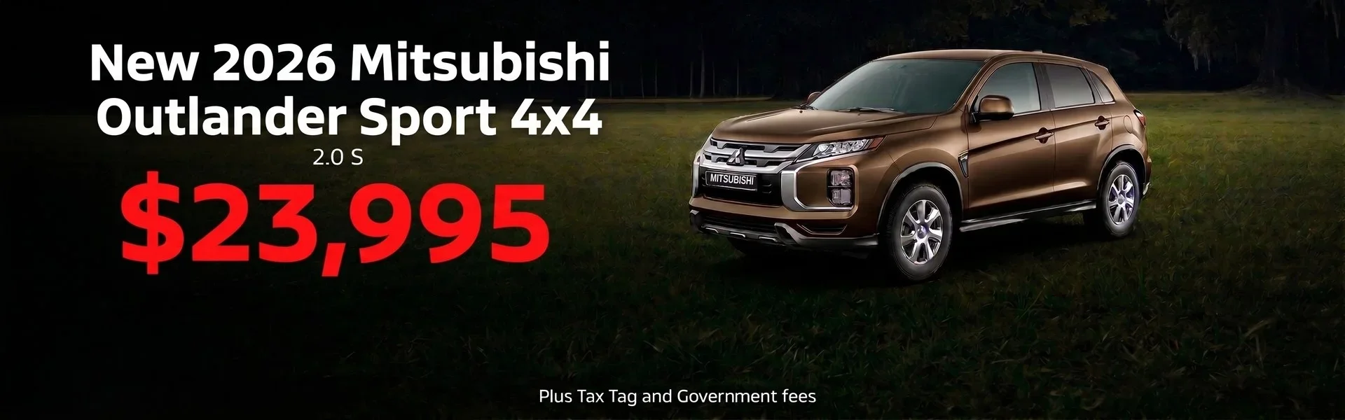 2026 Mitsubishi Outlander Sport 4x4 - $23,995